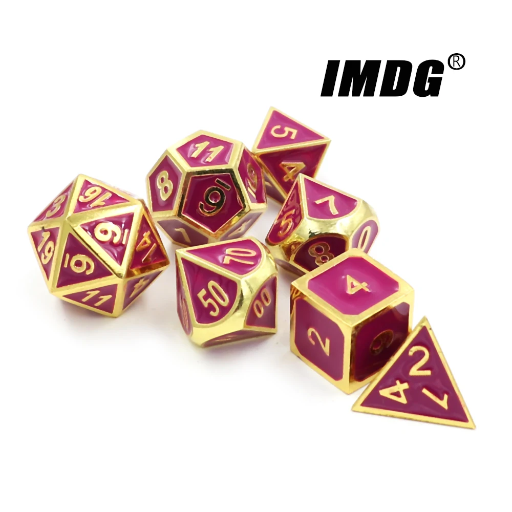 IMDG 7 шт./компл. креативные игровые кости для ролевых игр многогранные