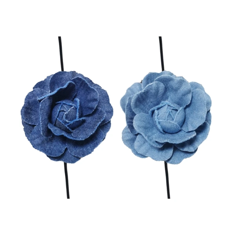 

European and American Novel Simple Big Rose Pendant All-match Clavicle Chain 264E