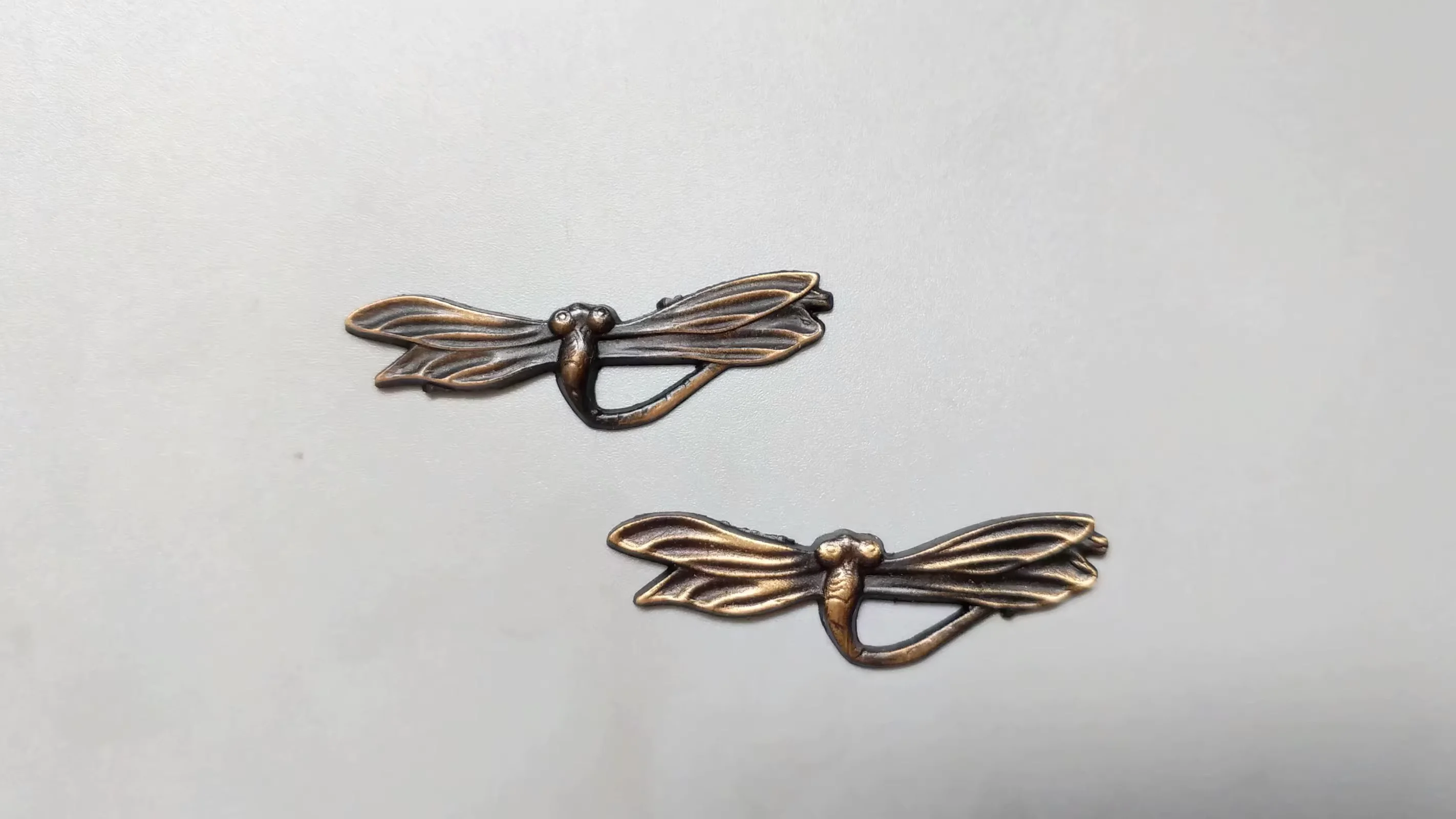 Полный винтажный медный латунный набор аксессуаров Tsuka Dragonfly Tsuba Fushi Kashira Menuki для японского самурая Катана Меч (art.: 3920cd07079c2) - 3920cd07079c2