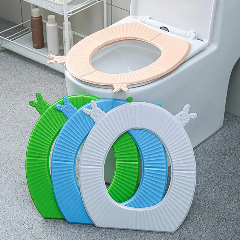 

Excellent Toilet Seat Lid Cover U/O Shape Universal Can Be Cut Fastener Tape Design Toilet Seat Cover for Hotel