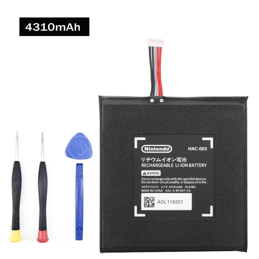 

HAC-003 Battery Replacement Repair for Nintend Nitendo Switch Console 3.7V 4310mAh Li-ion Rechargeable Batteries