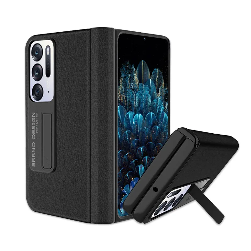

New Find N Funda Flip Case for Oppo Find N Ultra Thin Invisible Bracket Hinge Coque Full Protetcion Phone Case Cover Capa