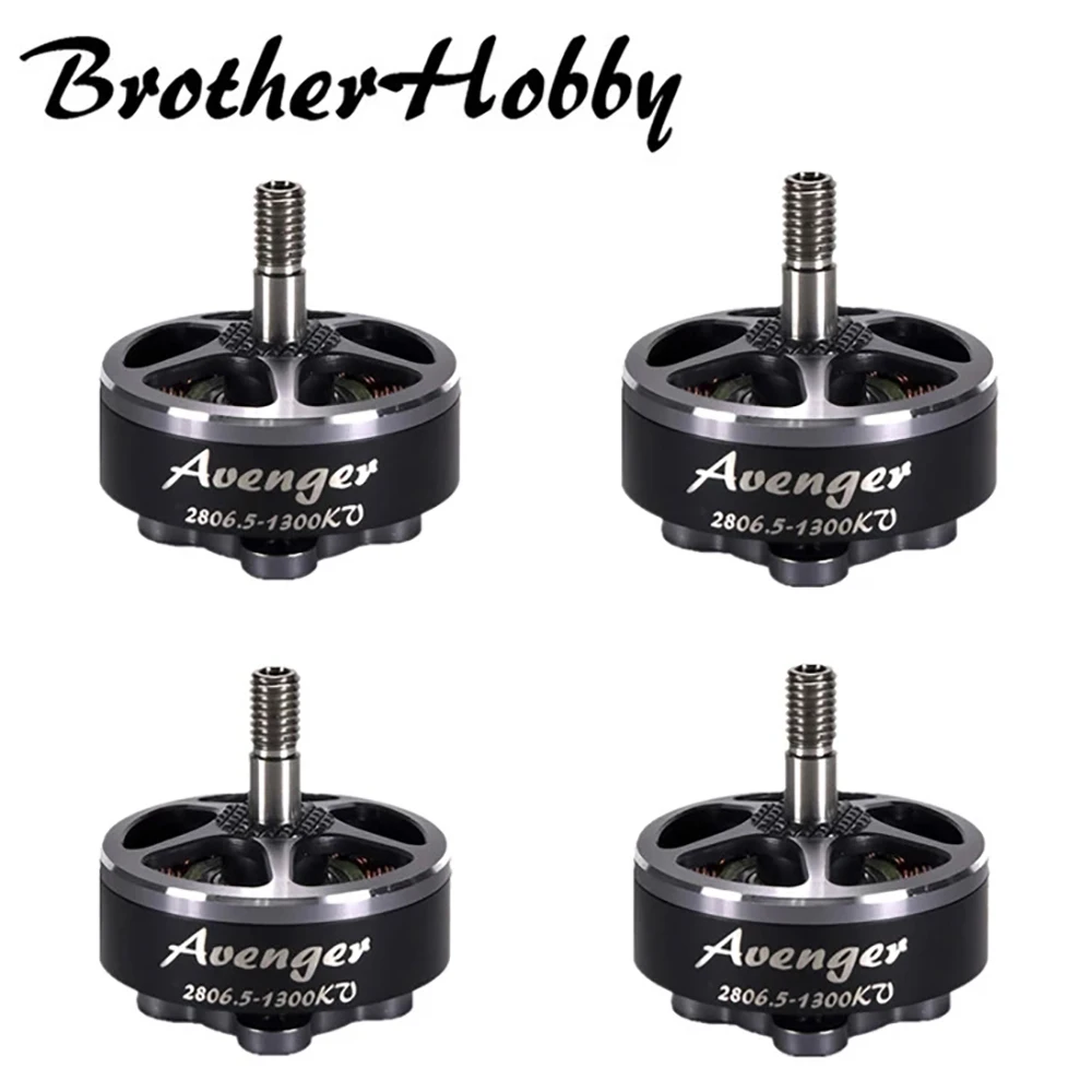 

Модель бесщеточного двигателя FPV Для радиоуправляемых квадрокоптеров Brother Hobby Avenger 2806,5, КВ, 4-6S