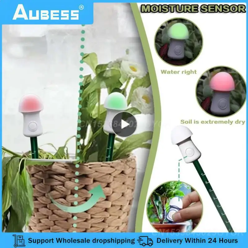 

1~8PCS Soil Moisture Sensor Monitors Waterproof Indicator Light Soil Hygrometer Humidity Testing Flowers Plants Moisture Meter