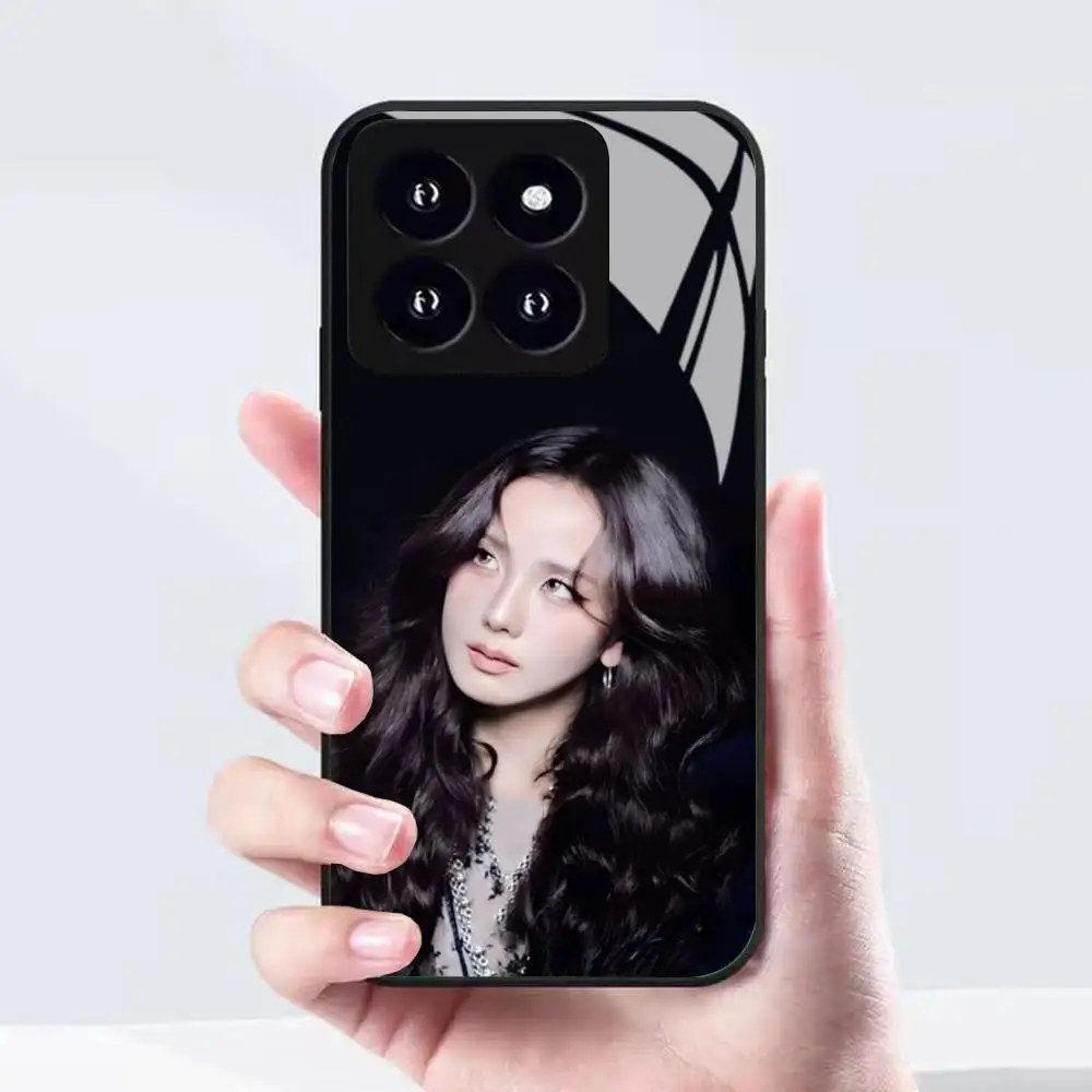 Фото Чехол для телефона Jisoo AMORTAGE S-singers-s для Xiaomi 17 15 14 13 12 Mi 11 X T Ultra Pro Lite 5G, черный, стеклянный №2