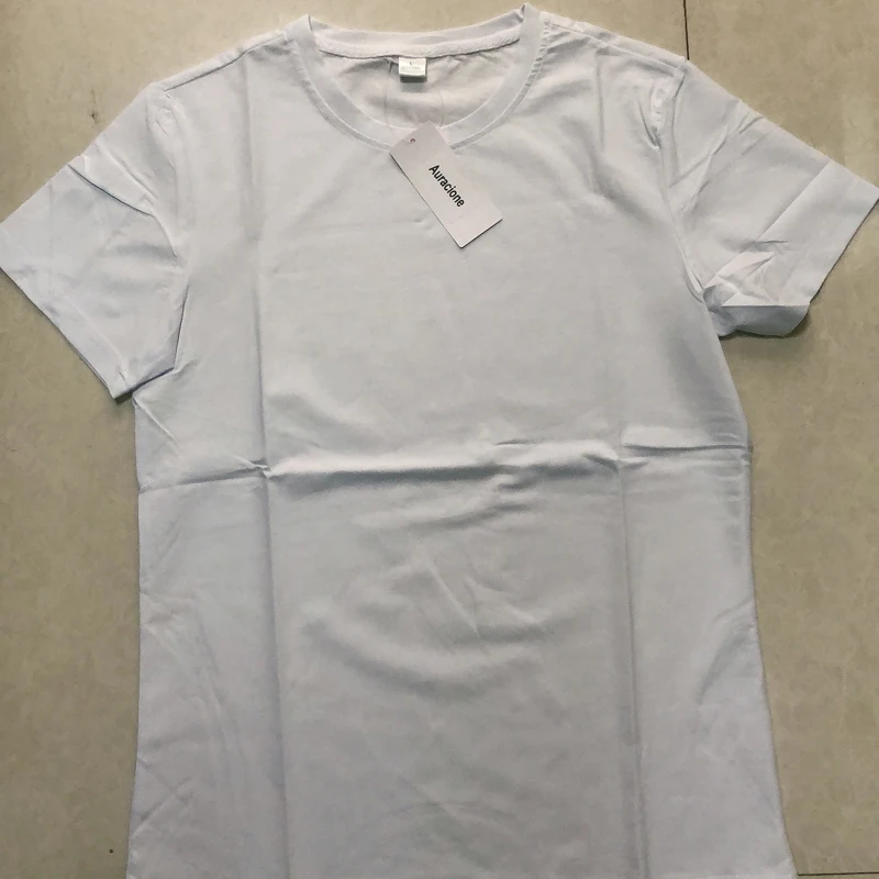 

AURACIONE 2022 Summer New 100% Cotton White Solid T Shirt Men Causal O-neck Basic T-shirt Male High Quality Classical Tops
