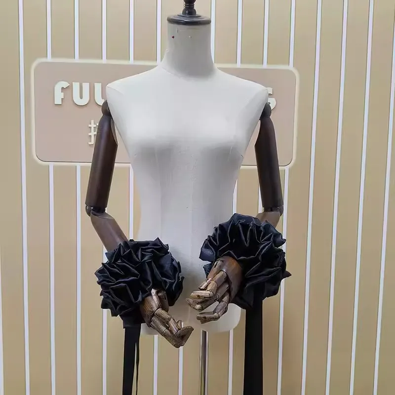 Одежда для современных танцев Waltz аксессуары рук бальных манжеты с цветами из