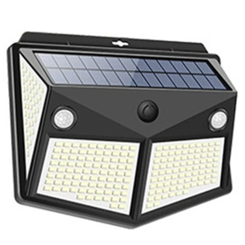 

Promotion! Solar Lights Outdoor 260LED, Wireless Double Solar Motion Sensor Lights With 300 Degrees Sensor Angle, Security Light