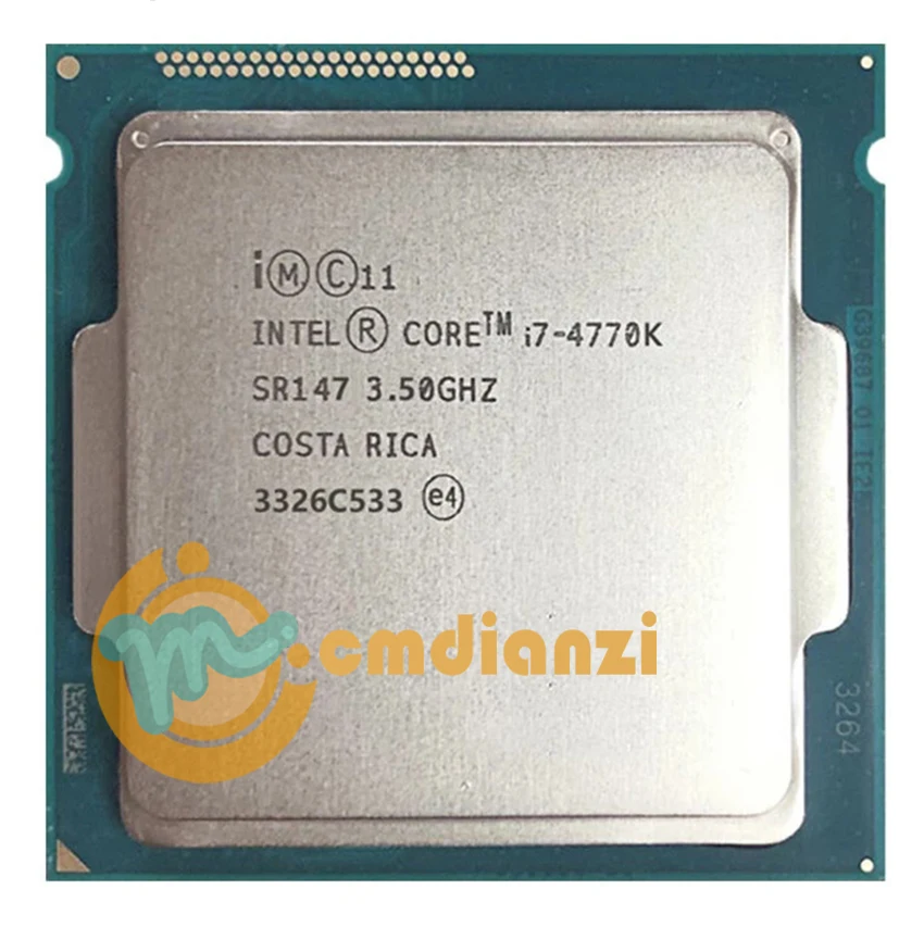 Процессор Intel Core i7-4770K i7 4770 K 3 5 ГГц четырехъядерный четырехпоточный ЦПУ 84 Вт LGA 1150 |