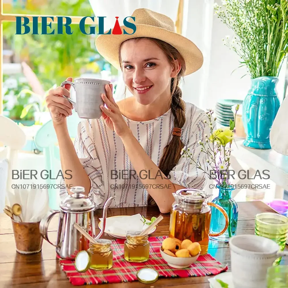 Мини-банки с медом 45 мл набор сувениров для вечеринки милые стеклянные подарки