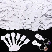 100pcs blank paper price tags stickers for craft necklace ring bracelet price labels tags display jewelry tags making findings