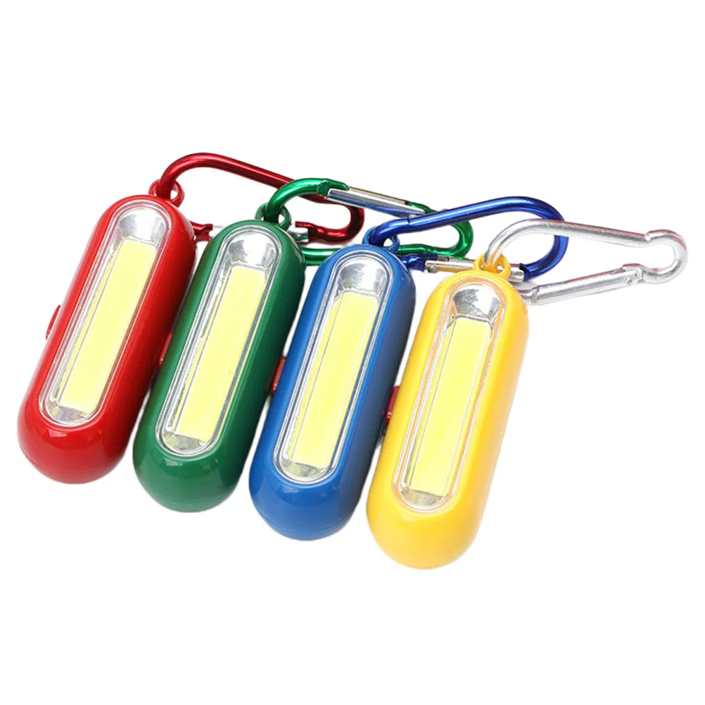 

4 Pcs Camping Keychain Flashlight Mini Flashlights Bulk Emergency Outdoor Portable Keyring