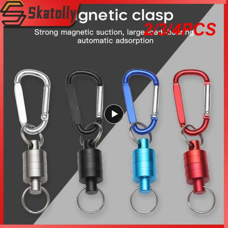 

2022 Portable Outdoor Fishing Mountaineering Release Lanyard Strong Train Release Buckle Portable Tool Strong Magnetic Carabiner