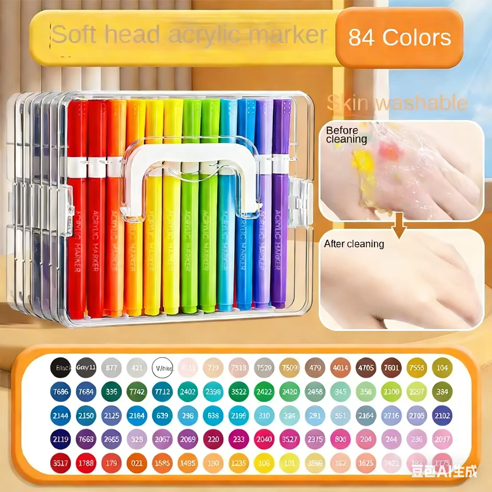 

Акриловые маркеры для рисования 80 цветов