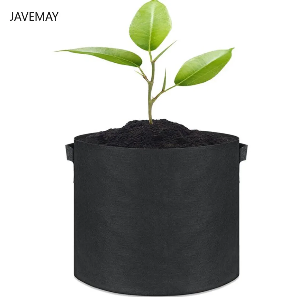 

Javemay 3/5/7 Gallon Grow Bags Felt Grow Bag Gardening Fabric Grow Pot Vegetable Growing Planter Garden Flower Planting Pots