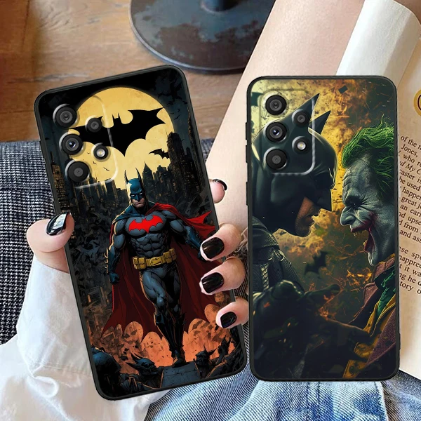 B-Batmans Мультфильм Крутой для Samsung A53 A52 A33 A32 A51 A71 A21S A13 A73 A55 A22 A23 A35 A72 A54 A12 5G черный