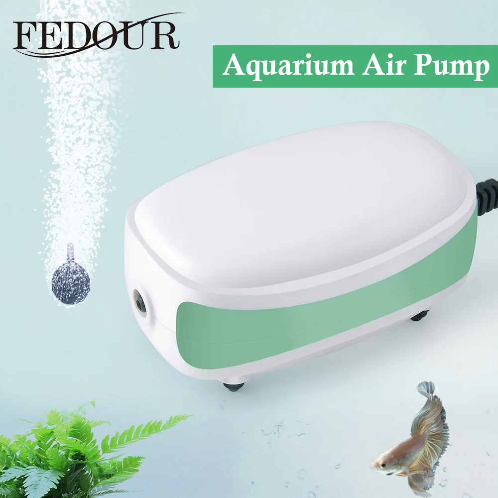 

Мини-воздушный насос для аквариума 2 Вт, шепот-аэратор для аквариума, ультратихий кислородный насос для аквариума 1-40 л, аквариумные аксессуа...