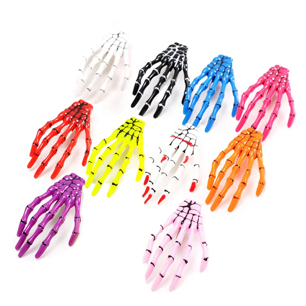 

10Pcs Hand Hair Clips Claw Hairpins Costume Hair Accessories for Holiday Festival Party Decoration