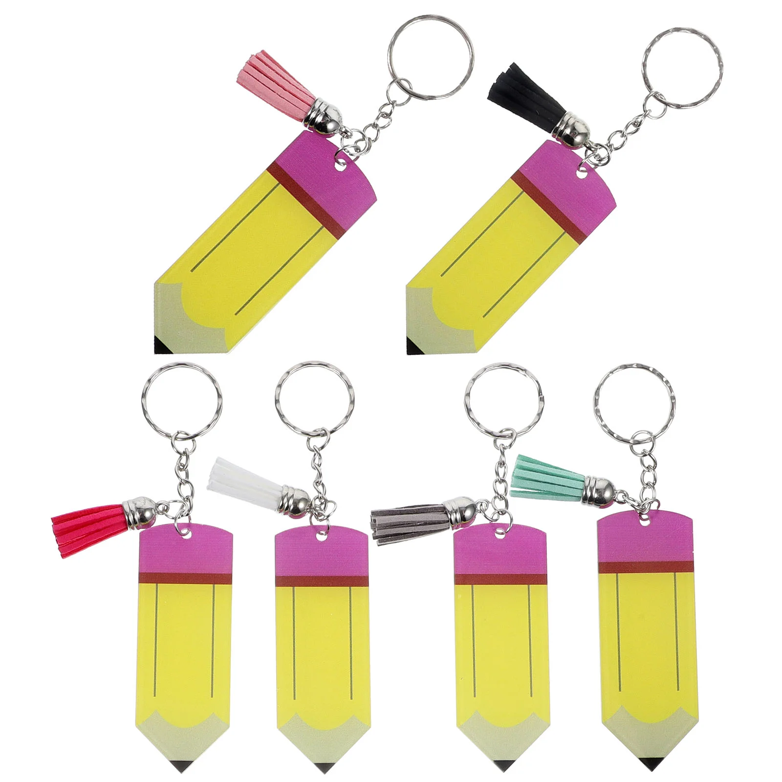 

Decorative Bag Key Chains Keychain Tassels Acrylic Pendant Cartoon Keyring