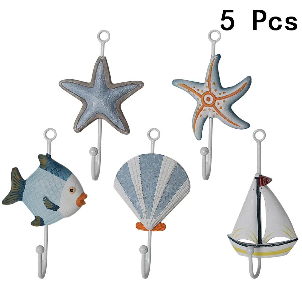 

5 шт., настенные крючки для шляп