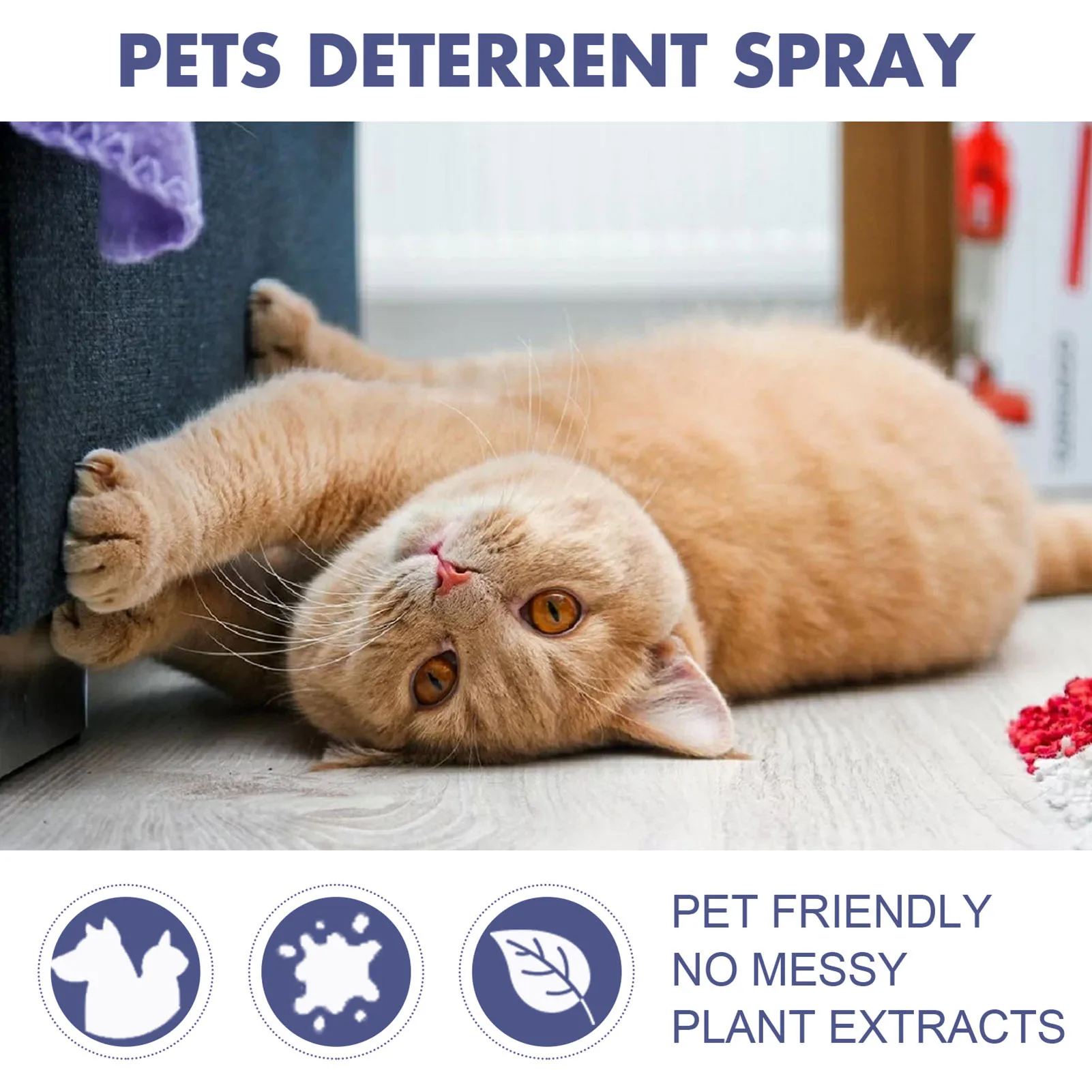 

New Cat Spray Deterrent Protect Furniture Spray For Anti Scratching & Biting For Indoor And Outdoor Kitten Training Aid
