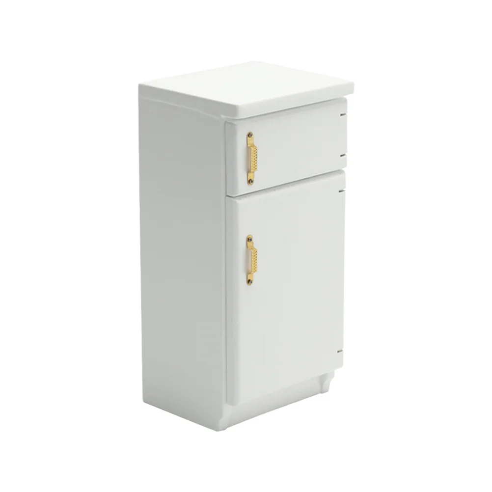 

Mini Furniture Model Miniature Refrigerator Mini House Fridge Miniature House Decor
