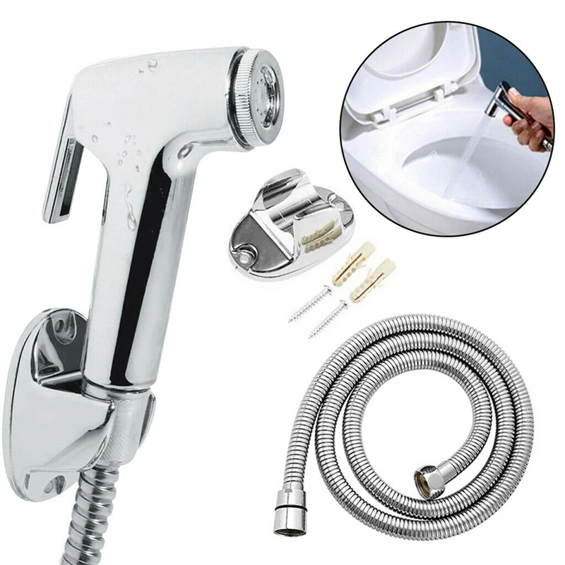 

Handheld Toilet Bidet Sprayer Set Shower Head Toilet Bathroom Flush Handheld Shower Head Nozzle Hose Set Suitable For Bathroom