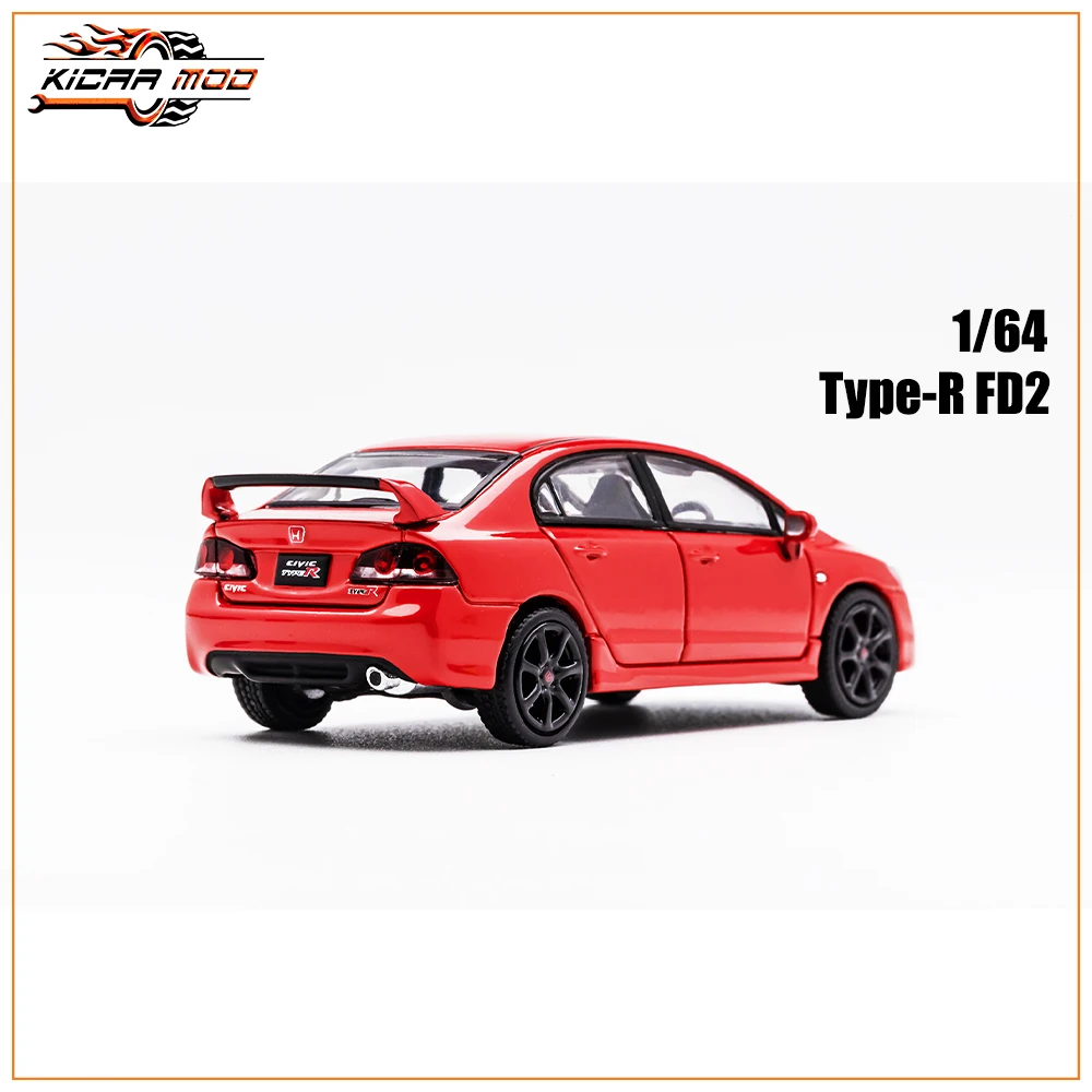 Civic Type R FD2 Масштаб 1/64 Литая Под Давлением Модель Винтажный Автомобиль JDM