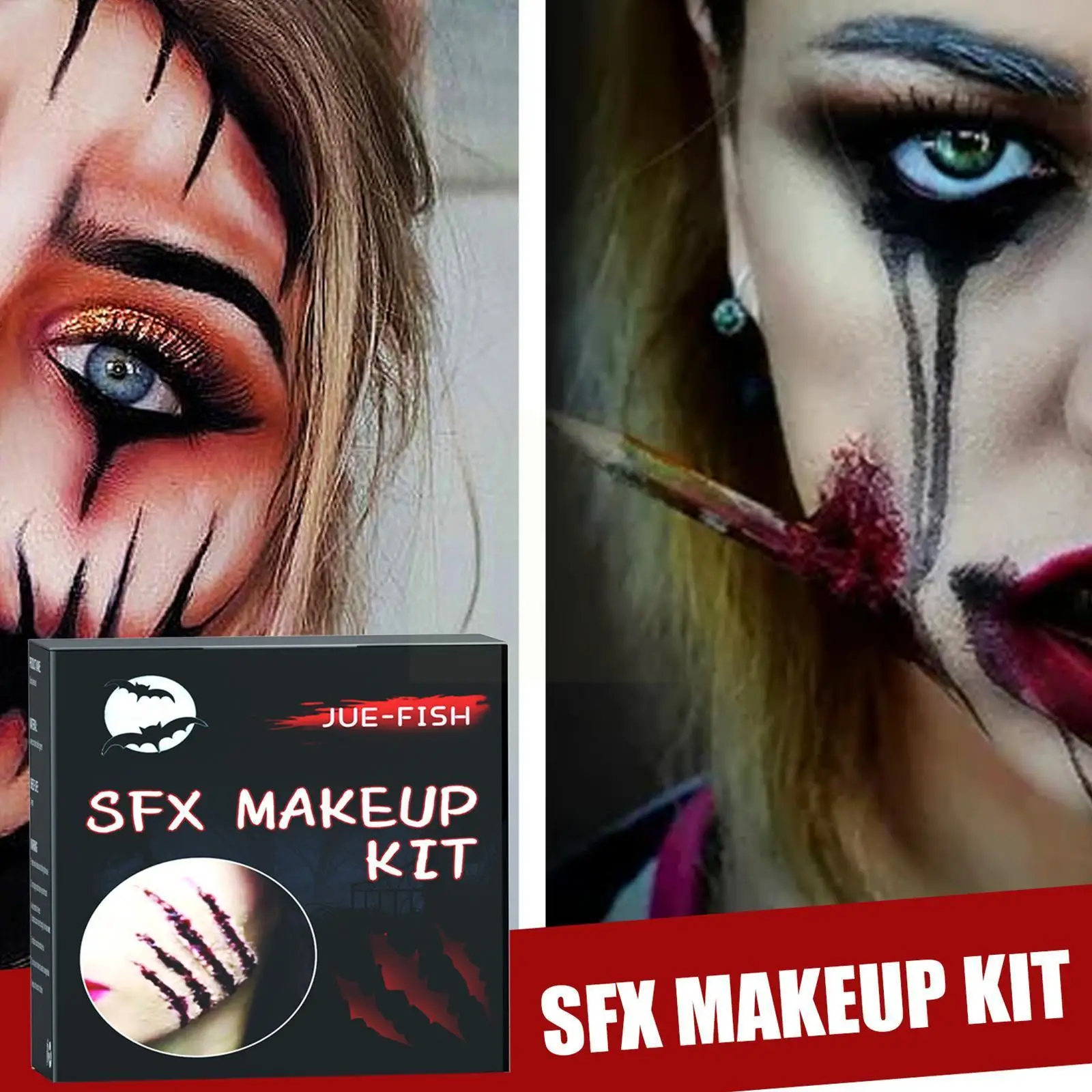 SFX набор для макияжа краска лица и тела сцена с маслом спецэффекты рана воск кровь
