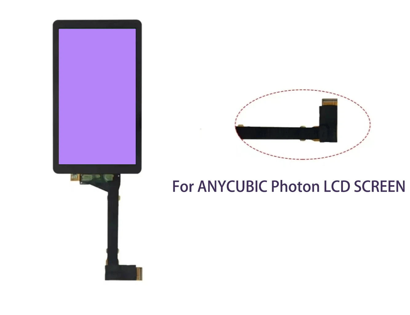 2K ЖК-экран для ANYCUBIC Photon 3D-принтера 5 дюймов LS055R1SX03 без подсветки светоотверждаемый