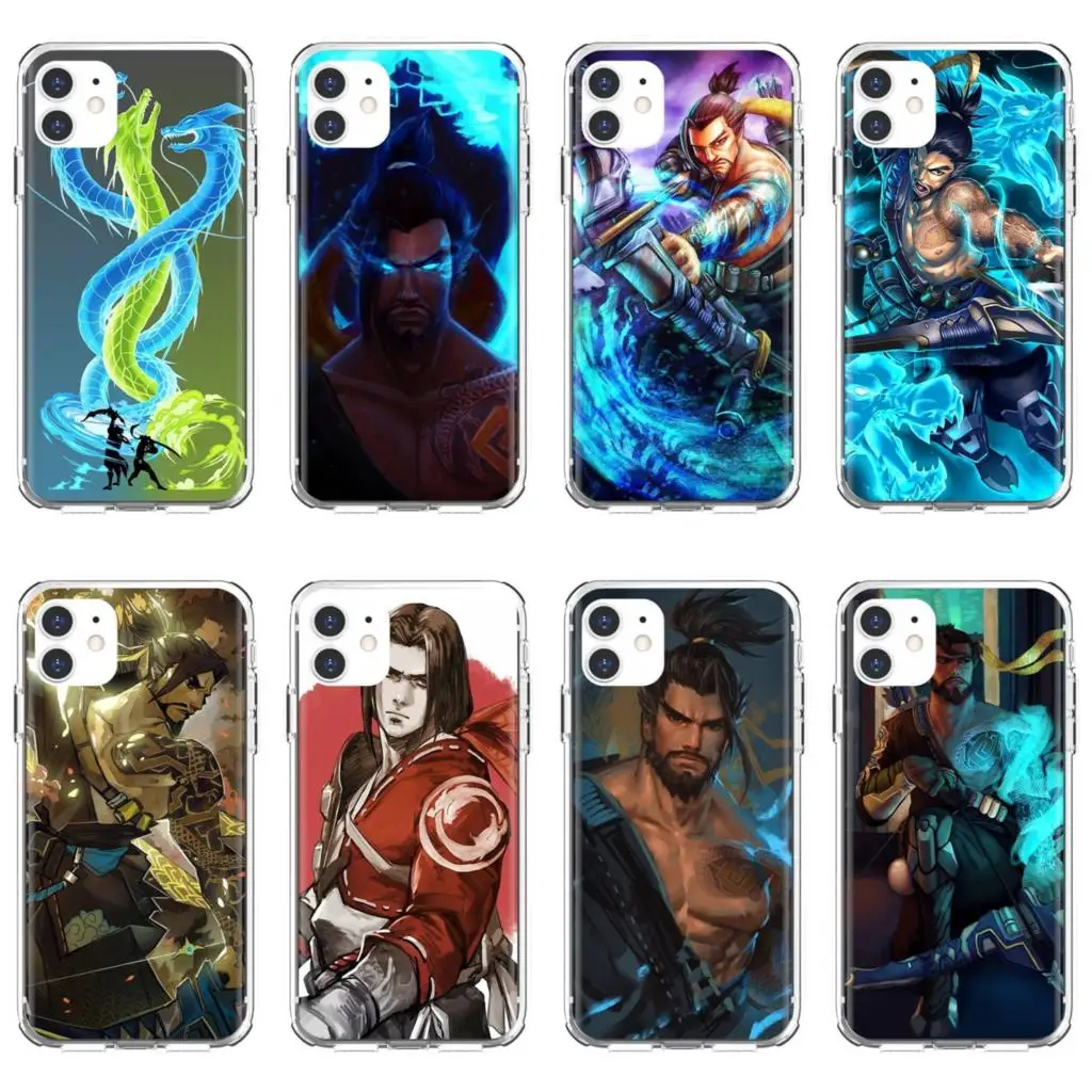 Силиконовый чехол OVERWATCH Hanzo с рисунком героев для Xiaomi Redmi Note 10 10s 3S 4 4X 5 6 6A 7 8 8T 7A 9 9T 9s