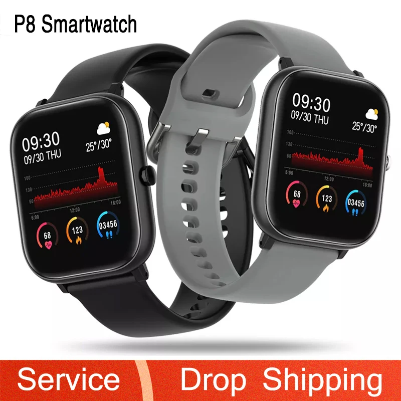 

P8 Blood Pressure Band Smart Watch Men Women Fitness Bracelet Sport Smartwatch Waterpoof COLMI Smart Watch For Android IOS Phone