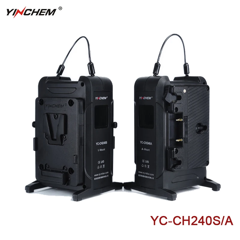 

YinChem ROLUX YC-CH240S/A Dual-Channel Battery Power Charger Color LCD Screen Portable and Light Intelligent Recognition