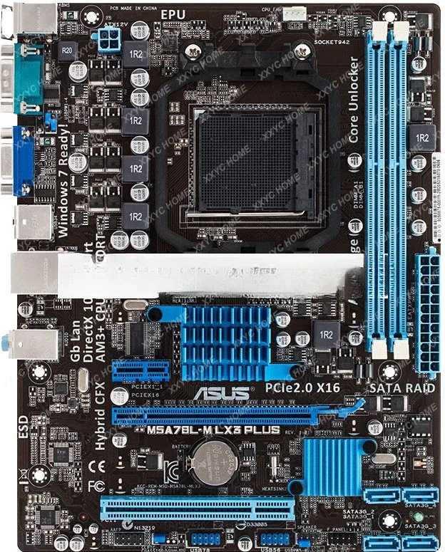 Материнская плата DDR3AM3 + AM3 материнская M5A78L-M LX3 PLUS