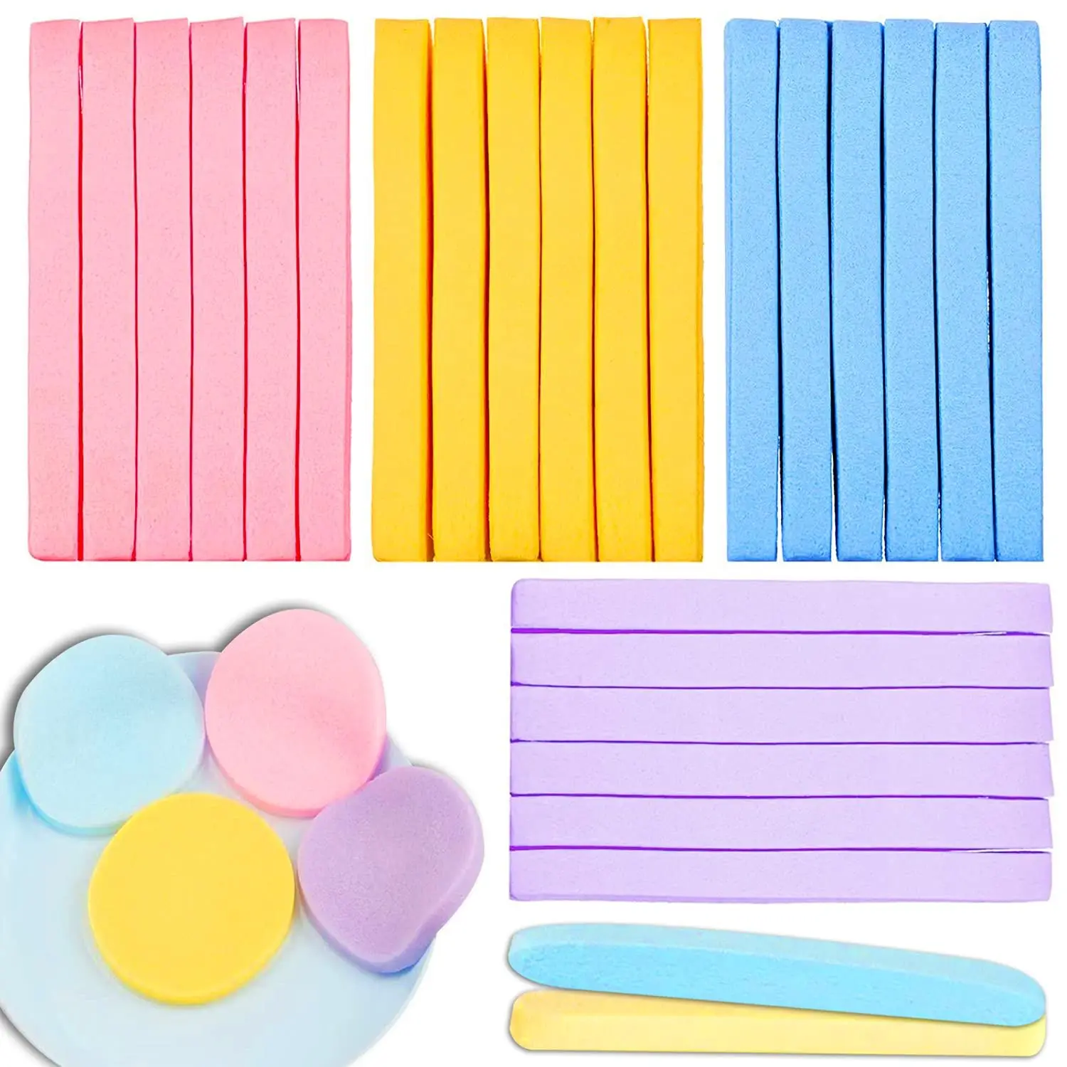 

12pcs Compressed Skin Care Tool Exfoliating Spa Cleansing Pad Cosmetic Puff Facial Sponge Face Wash Sponges