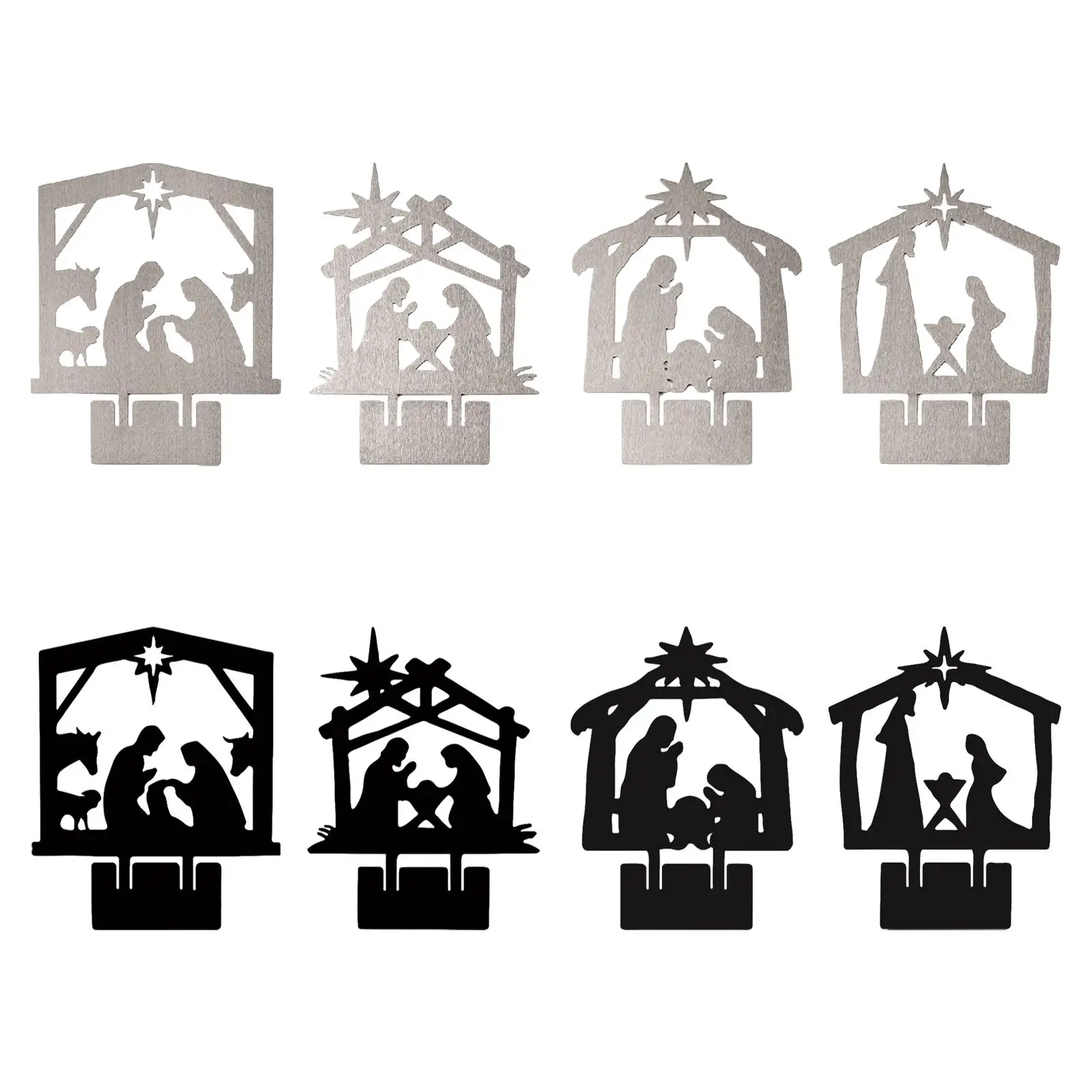 

Jesus Birth Ornament Holy Family Statue Crafts Religious Gifts Table Decorations for Desk
