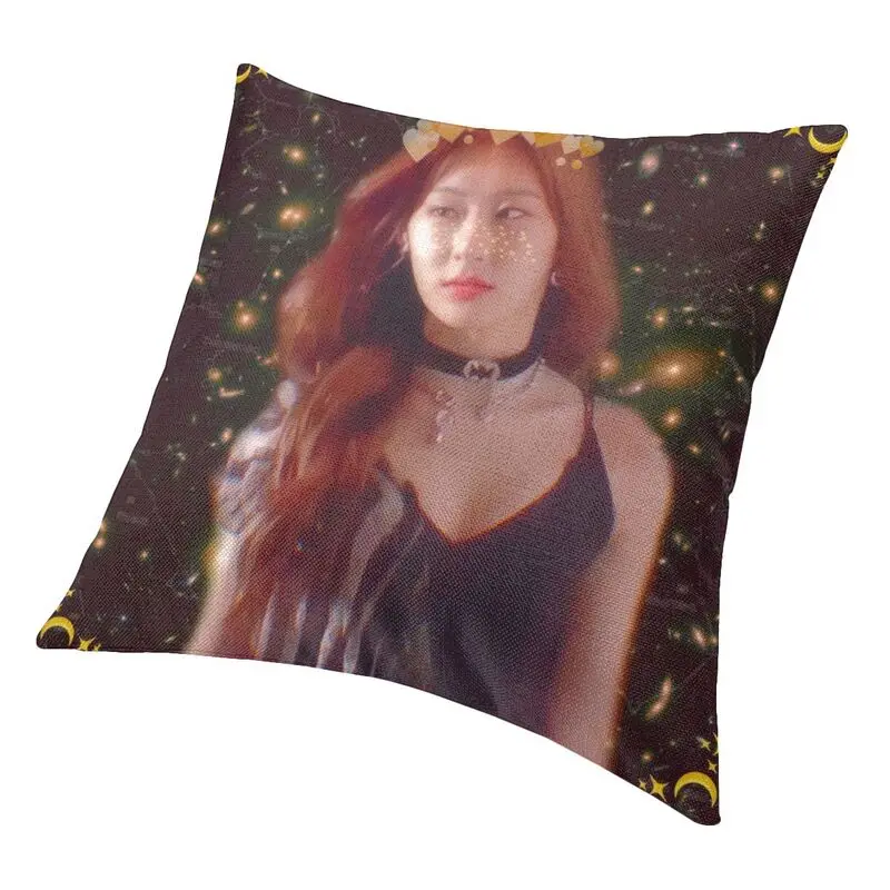 ITZYS Chaeryeong Kpop Star Girl Group наволочка для дивана гостиной квадратная декоративная
