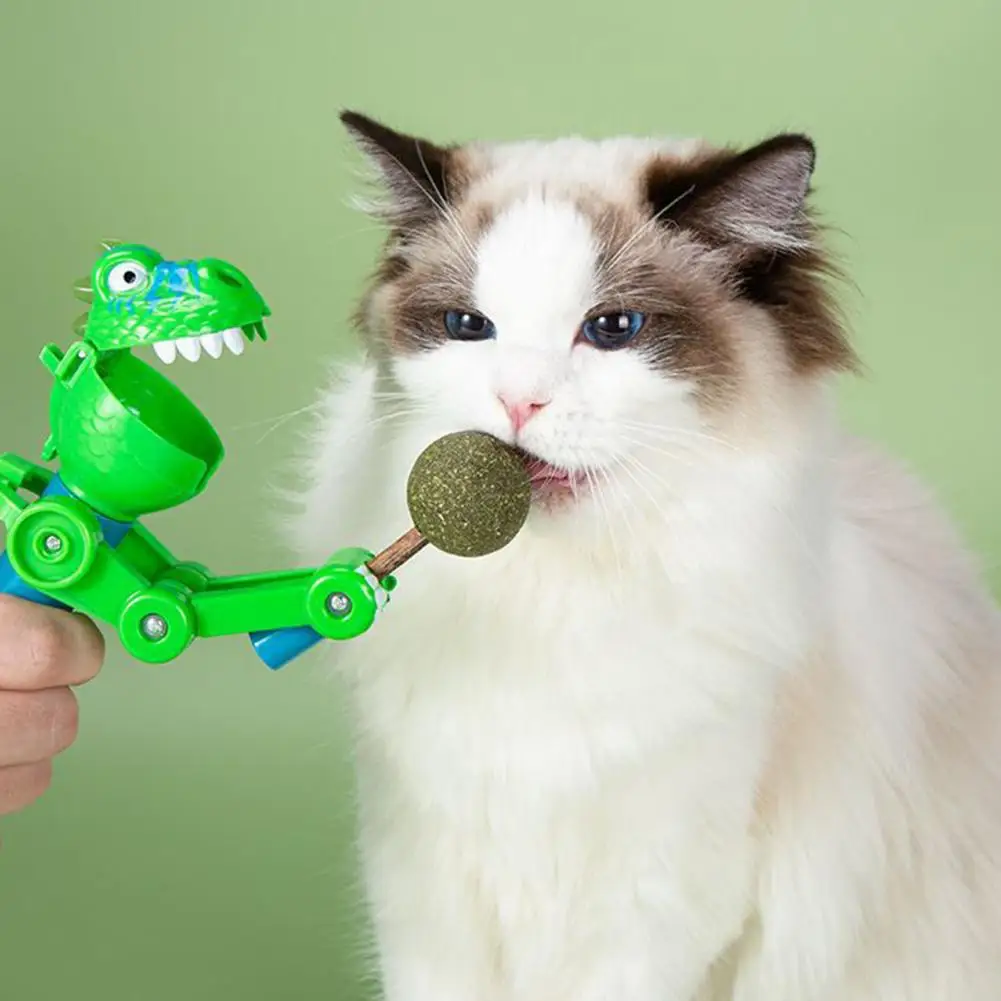 

Cat Catnip Toy Safe Bite Resistant Plastic Promote Digestion Catnip Ball Toy Cat Supplies