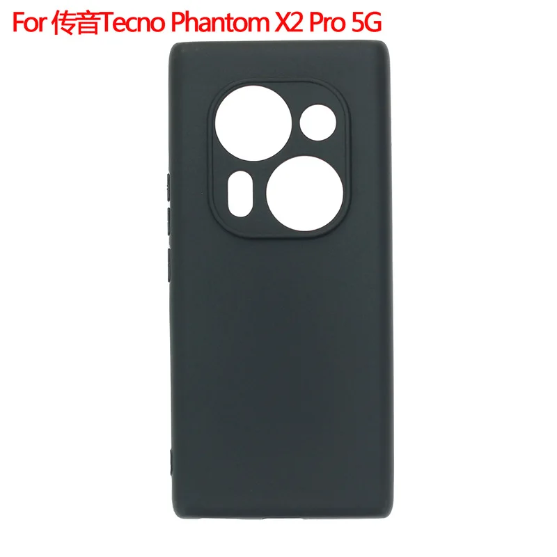 

Phone case for Tecno Phantom X2 Pro 5G Protective Cover Soft Back TPU Clear Black Silicone Phone Cover Shockproof Funda Cases