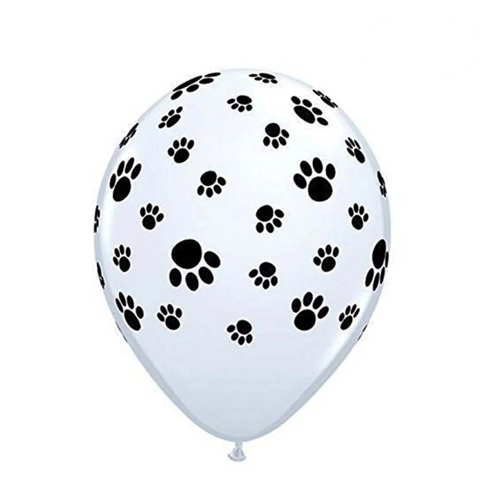 

50 шт., черно-белые воздушные шары