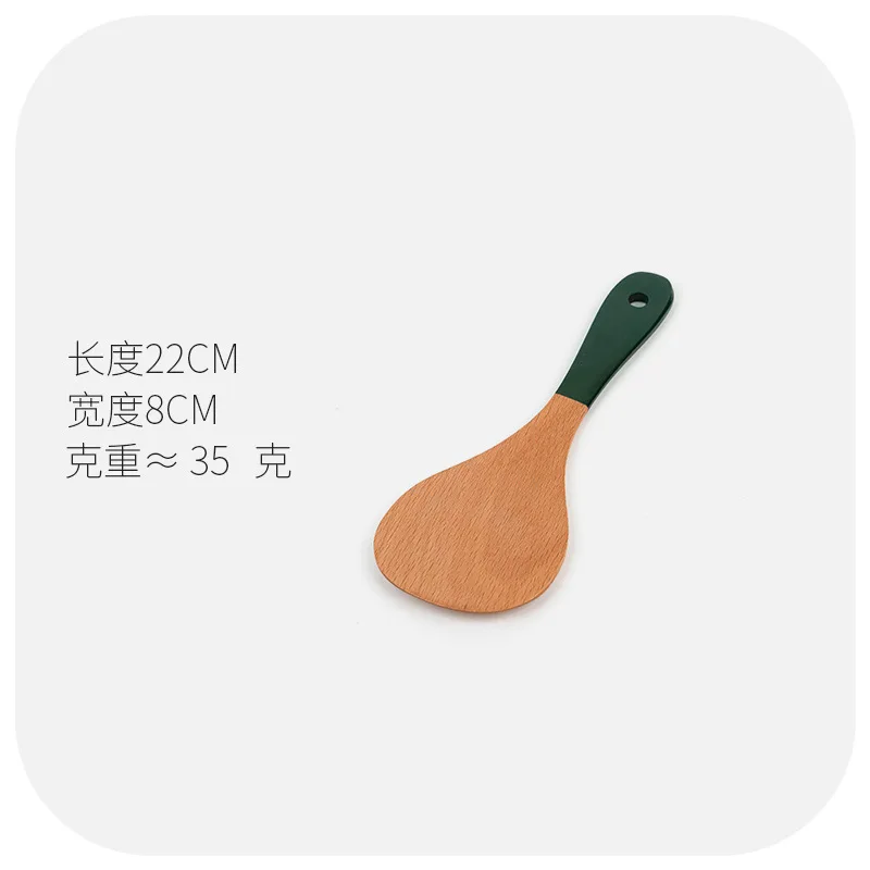 Столовая посуда из натурального бука ложка половник Экономная для супа кухонная