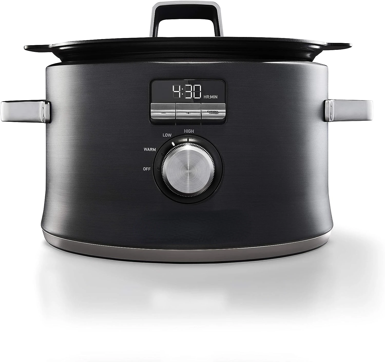 

Cooker with Digital Timer and Programmable Controls, 5.3 Quarts, Stainless Steel