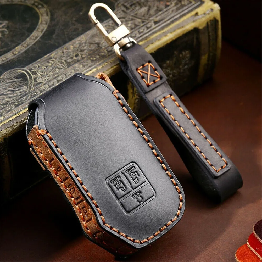 

Car Key Case Cover Shell Leather Car Remote Key Cover Case For Kia 2022 Carnival MPV EX SX Folding Key Cover