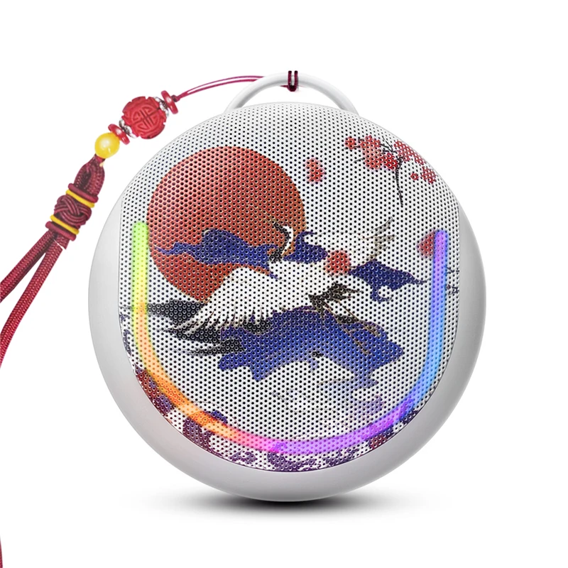 

Cyboris T201 15W Wireless Bluetooth Speaker Chinese Style Portable Bluetooth Stereo Subwoofer Speakers for Outdoor Home Decor