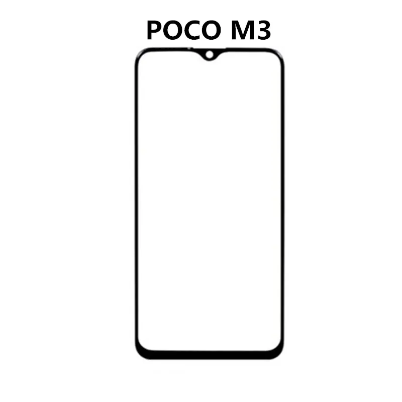 Передний экран для Xiaomi POCO F1 F2 Pro X2 X3 NFC M2 M3 сенсорная панель 3 шт./лот ЖК-дисплей