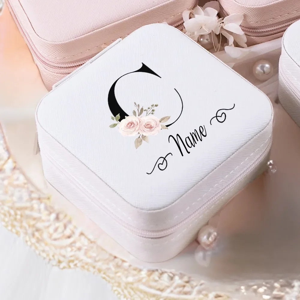Персонализированные шкатулки для ювелирных украшений путешествий оригинальные