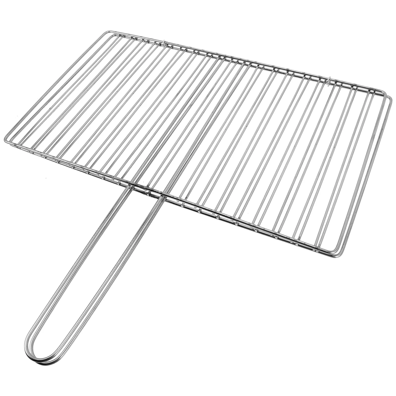 

Fish Grill Baskets Stainless Steel Rack Outdoor Bbq Vegetable Mesh Top Griddle Grilling Accessories Barbecue Clip Style Stand