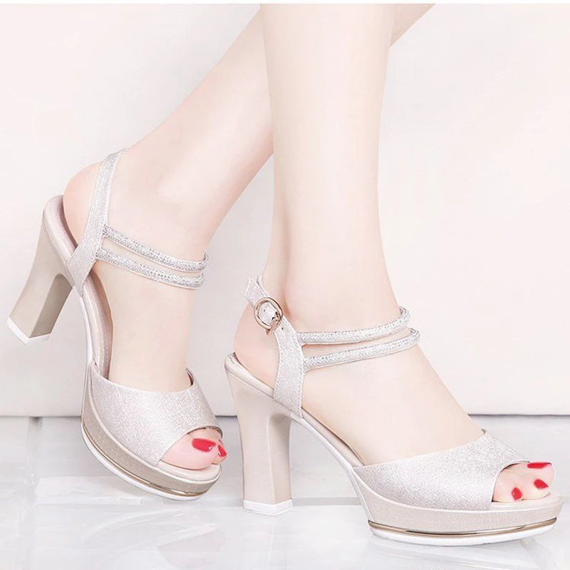 

Rivet Summer Women Sandals Ladies 2023 Female Peep Toe Platform Sandals Woman Sexy High Heels Shoes Wedges