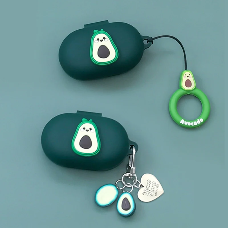 

Cute Avocado Case For OPPO ENCO W31 lite / W11 Case Cartoon Bluetooth Wireless Earphone Silicon Protect Cover fundas