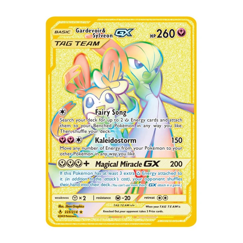 

27 стилей, Покемон EX GX, garduty Sylveon, стальные металлические игрушки, хобби, коллекционная игра, Коллекционная Коллекция